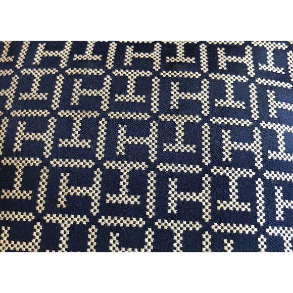 TOMMY HILFIGER - Signature Canvas Wristlet in Navy & White. SO CUTE & NWOT! - Picture 13 of 15